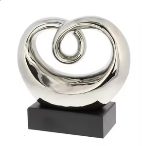 Gift Item Metal Sculpture Artistic Figurine <b>Decorative</b> Home Office <b>Table</b> <b>Decor</b> Accent Piece - Product Image 1