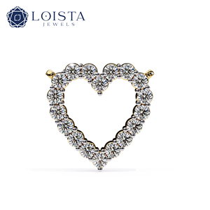Collier pendentif en diamant de laboratoire de luxe avec certification IGI pour femmes - Product Image 4