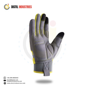 Guantes de Mecánico con Protección Acolchada en los Nudillos y Palma, Diseño Duradero para Mantenimiento en Exteriores, Ecológicos, para Uso en las Cuatro Estaciones - Product Image 3