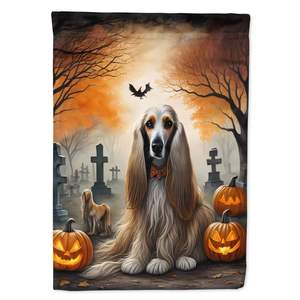 Multicolor Afghan Hound Spooky Halloween <b>Garden</b> <b>Flag</b> Decorative Mailbox & Patio Banner for Yard & Lawn Flower Beds Patio Artwork - Product Image 1