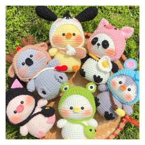 Crochet Animals Plush <b>Stuffed</b> Animal Keychain Handmade Cute <b>Toy</b> Gift for Kids Party Favor Souvenir Bulk Manufacturer - Product Image 5