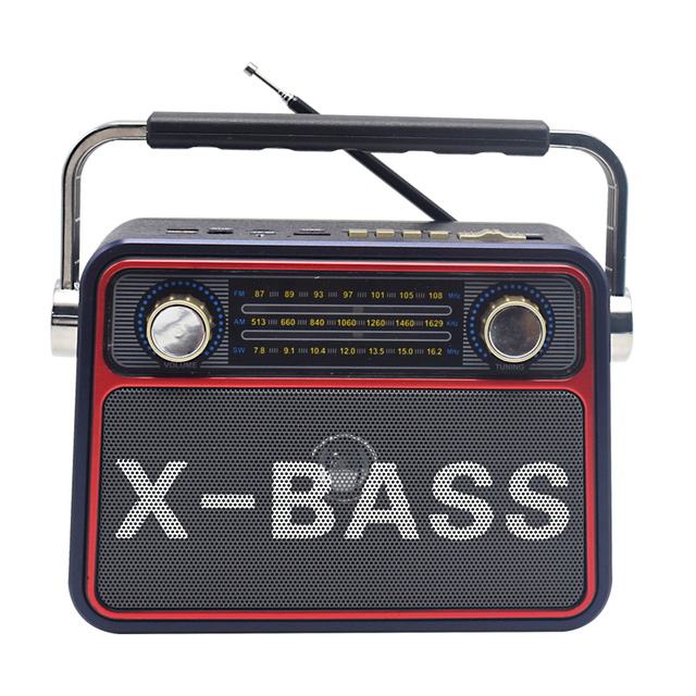 Retro Radio, BT Speaker, Classic Old-fashioned Style MP3 Player, Portable FM Radio