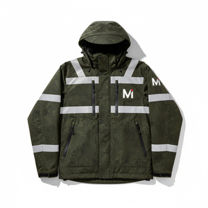 เสื้อแจ็คเก็ตซอฟต์เชลล์สำหรับล่าสัตว์ ดีไซน์แบบยุทธวิธี ลายพราง พร้อมฮู้ด กันลม ระบายอากาศได้ดี เหมาะสำหรับกิจกรรมกลางแจ้ง - Product Image 1