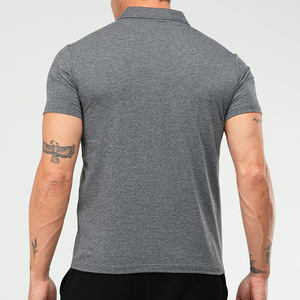 Chemise homme 100% coton, unie, pour affaires, à manches courtes, séchage rapide, broderie, en promotion - Product Image 3