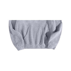 เสื้อฮู้ดดี้ผู้หญิงสำหรับฤดูหนาว ผ้าฝ้ายฟลีซ 100% เป็นมิตรกับสิ่งแวดล้อม ระบายอากาศได้ดี กันลม ปักลาย ฮู้ดดี้ขนาดใหญ่ โลโก้ด้านหน้าแบบเรียบง่าย รับผลิตแบบ OEM - Product Image 3