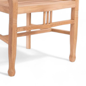 Fauteuils minimalistes rustiques modernes en teck, structure en bois et matériaux durables pour la décoration de meubles de maison - Product Image 6