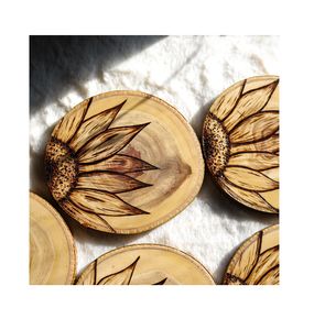 Premium Quality Wood Coaster Environmental Protection Original Wood Coaster Best Selling - Product Image 6