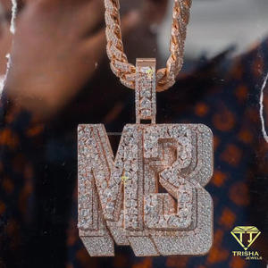 Trendy Iced Out Dragon Necklace With <b>Large</b> Pendant And Cuban Link Chain Bling Hip Hop Jewelry - Product Image 3