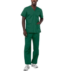 Ensemble de vêtements de travail médicaux personnalisés, tenue infirmière douce au toucher, haut et pantalon unisexes - Product Image 1