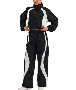 ชุดวอร์มออกกำลังกายของผู้หญิงชุดครอปเกอร์2025ครอปแบบลำลอง - Product Image 6