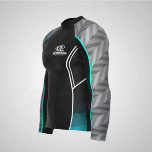 Professional Quick Dry <b>Men</b> Rash Guards Long Sleeve Breathable <b>Compression</b> <b>Shirt</b> For Training And Gym Wholesale Supply - Product Image 4