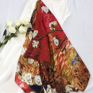 Floral Printed Silk <b>Square</b> <b>Scarf</b> Women Fashion Accessory All Seasons 100% Silk Multi-Functional Adult Wear - Product Image 3