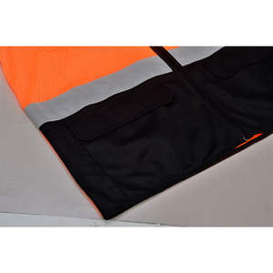 Chaleco de Seguridad Reflectante de Alta Visibilidad, Ropa de Trabajo Transpirable de Poliéster para Protección Laboral 2026 - Product Image 4