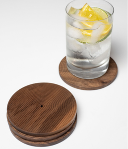 Posavasos de Madera Rústica para Mesa de Comedor, Decorativos, de Fábrica, Posavasos de Madera Natural al por Mayor con Logotipo Grabado con Láser - Product Image 4