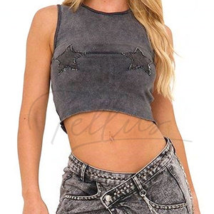 Top Corto Formal de Alta Calidad para Mujer, Elegante, de Algodón, Transpirable, de Secado Rápido, Venta al Por Mayor OEM, Verano - Product Image 5