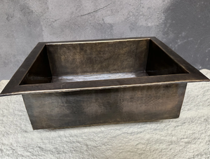 Évier de cuisine contemporain en laiton massif, fait main, de luxe, à cuve unique profonde, moderne, pour cuisines résidentielles - Product Image 5