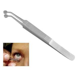 Pince de massage manuelle en acier inoxydable USI-028 pour glandes de Meibom, outil de pincement pour paupières, certifiée CE par Surgiright - Product Image 3