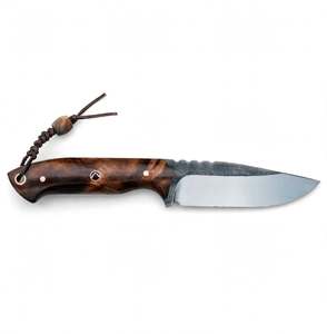 Herramienta Artesanal de Acero Forjado de Alto Contenido de Carbono con Mango de Madera de Burl, Pieza Ejecutiva de Exhibición - Product Image 2