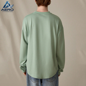เสื้อเชิ้ตแขนยาวสั่งทำขายส่ง ผ้าเนื้อนุ่มสบาย ราคาดีที่สุด เสื้อยืดผู้ชายขายดีสำหรับกิจกรรมกลางแจ้ง - Product Image 2
