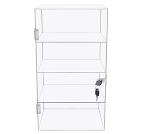 Vitrine en acrylique transparente, boîte de rangement multifonctionnelle et sécurisée, armoire de présentation en acrylique verrouillable - Product Image 3