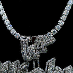 ผู้ผลิตมืออาชีพ ราคาแข่งขัน จี้มอสซาไนต์ 10 กะรัต สร้อยคอเงินแท้ 925 ประดับมอสซาไนต์ เครื่องประดับมอสซาไนต์ จัดส่งภายใน 7-10 วัน - Product Image 2