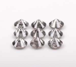 OM GEMS Diamante natural suelto de 1.10 MM, corte brillante redondo, solitario de sal y pimienta, diamante de fantasía para fabricación de joyas, venta al por mayor - Product Image 3