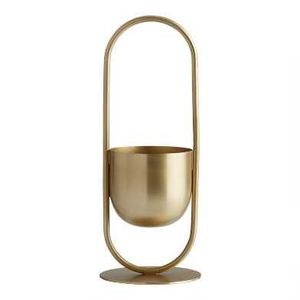 Jardinière en métal tendance avec support, pot à plantes surélevé moderne, décoration élégante pour jardin intérieur et extérieur - Product Image 3