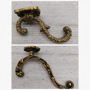 Decorative Gold Color <b>Hooks</b> & Hangers for Kids Room Vintage Wall Mounted Key Towel Hanger Heavy Duty Entryway <b>Bathroom</b> <b>Hook</b> Rack - Product Image 2
