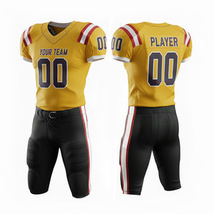 Uniformes de Fútbol Americano Personalizados para Adultos, Ropa Deportiva de Manga Corta, Transpirable, Precio al por Mayor, Suministro Directo de Fábrica - Product Image 1