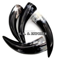 100% Authentique ensemble de cornes à boire Viking 4 pièces support de corne de buffle de boeuf poli fini à des prix abordables par M R S EXPORTS