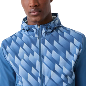 Wholesale Men's Sports Windbreaker with Full <b>Zip</b> <b>Hood</b> and Functional Pockets - Product Image 5
