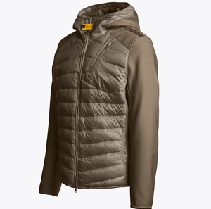 Chaqueta Híbrida Impermeable y Cortavientos Negra Acolchada con Burbujas de Plumas para Venta - Product Image 4