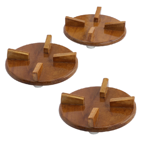 Wood Trivet Best Quality Wooden Trivet <b>Set</b> with Coasters for Hot Dishes Manufacture Wood Trivet - Product Image 6