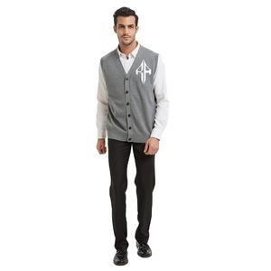 Suéter de hombre 100% poliéster suéter de punto transpirable patrón sólido ropa de invierno servicio OEM por ATLANTIC - Product Image 1