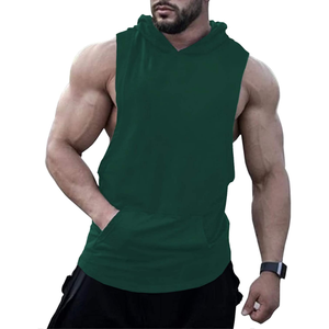<b>Men's</b> Casual Sport Tank Tops Sleeveless Quick Dry <b>Compression</b> Shirts <b>for</b> Gym Fitness Workout Customizable <b>Men's</b> 100% Cotton top - Product Image 2