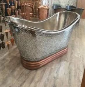 Bañera de Cobre con Patas de Gato, Acabado Doble Cobre Antiguo, Venta al por Mayor de Proveedor de India - Product Image 2