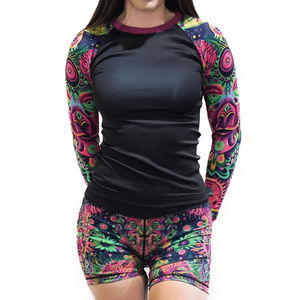 Traje de Baño de Manga Larga 2026, Traje de Baño de Una Pieza con Estampado de Diseñador, Traje de Baño Personalizado para Surf, para Mujer - Product Image 1