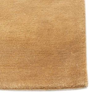 Alfombra Moderna Hecha a Mano, Color Amarillo Mostaza, de Viscosa, Acolchada, Antideslizante, Apta para Mascotas, con Diseño Tufted, para el Hogar - Product Image 4