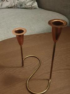 Porte-bougie et support élégants en aluminium doré, design écologique résistant à la chaleur pour mariage, décoration intérieure, Pâques, à prix avantageux - Product Image 2