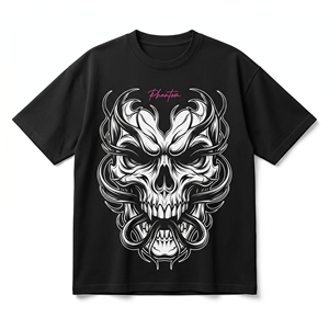 Custom Anatomical Heart Thorns Graphic Men's Black Heavyweight T-<b>Shirt</b> <b>Gothic</b> Death Is A Friend Grunge Tee - Product Image 3