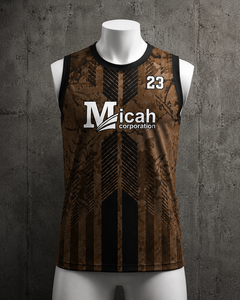 ชุดกีฬาทีมมืออาชีพ เสื้อเจอร์ซีย์แขนกุด พิมพ์ลายดิจิตอลแบบซับลิเมชั่นตามสั่ง เนื้อผ้าระบายเหงื่อได้ดี - Product Image 4