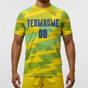 บริการ OEM ชุดฝึกซ้อมคุณภาพสูง เสื้อกีฬาแบบสั้นพิมพ์ลายซับลิเมชั่น ดีไซน์ใหม่ ราคาถูก ขายดี ระบายอากาศได้ดี สีสันปรับแต่งได้ - Product Image 3