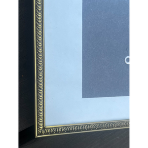 <b>Square</b> Metal Photo <b>Frame</b> with Gold Color Finishing and Round Edges for Bedside Table Decoration or Formal Gifts Accessories - Product Image 3