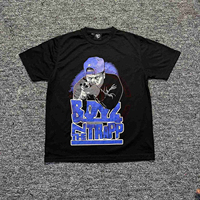 T-shirt graphique tendance 2026 personnalisé pour homme, motif Boyz Trapp, 100 % coton, coupe oversize, écologique, respirant, séchage rapide, haute qualité