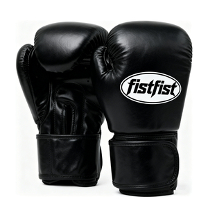 Guantes de Boxeo de Cuero de Alta Calidad con Logotipo Personalizado de Fábrica OEM ODM para Entrenamiento y Sparring, Muay Thai, Kickboxing, Acolchados para Adultos - Product Image 5