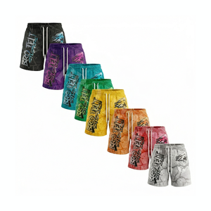 Nouveaux shorts en toile personnalisés tendance et à la mode, imprimés intégralement, respirants, à séchage rapide, pour hommes, couleur et taille personnalisées - Product Image 1