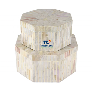 CAJA DE MADRE DE PERLA Premium con diseño atemporal para hogares elegantes y espacios de servicio usando Ideas de CAJA DE TAPA DE MADRE DE PERLA - Product Image 1