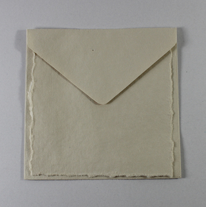 High Quality Custom Personal 250 Gsm Deckled Edge Card With Matching Envelop Recycled Handmade Paper From Cotton Fiber - Product Image 1