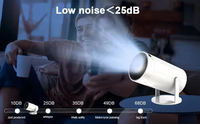 Projecteur portable mural HY300 pour petite chambre à coucher, électronique grand public populaire pour usage domestique 1920 x 1080P