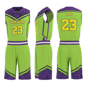 Uniforme de basketball professionnel sans manches, confortable, respirant, anti-humidité, séchage rapide, grande taille, personnalisable par sublimation directe - Product Image 3